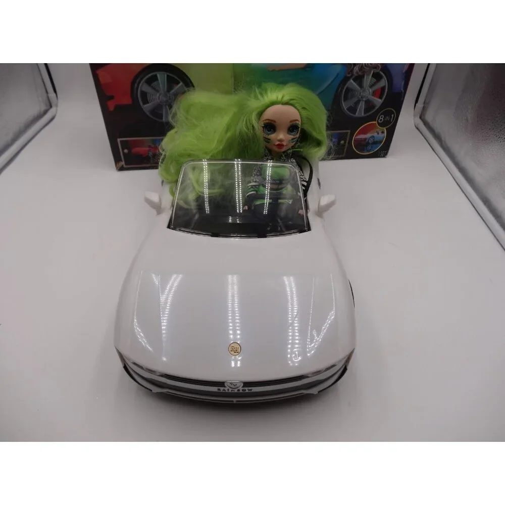 Rainbow High Color Change Doll Car Convertible Light-Up Multicolor & Jade Hunter